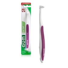 GUM End Tuft Toothbrush - Extra Small Head for 1 Count Pack of 1 , Multi