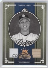 2005 Donruss Diamond Kings Bronze Black & White Materials Sean Burroughs 0h1