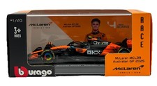Bburago 2025 F1 Racing McLaren MCL39 Australian GP 2025 Lando Norris 4 1:43