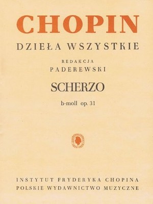 SCHERZO IN B FLAT MINOR FOR PIANO, OP. 31 By Ignacy Jan Paderewski & Frederic