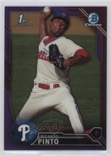 2016 Bowman Chrome Prospects Purple Refractor 22/250 Ricardo Pinto #BCP248 0b0