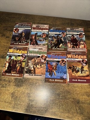 Jack Hanson complete set with all 8 paperback books from the Wildgun series lot