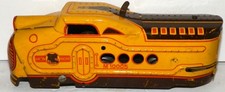 MARX YELLOW RED M10005 UNION PACIFIC STREAMLINER LOCOMOTIVE O Gauge - Untested