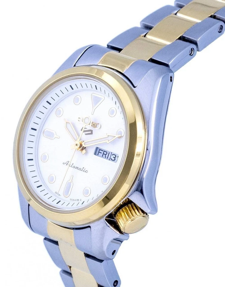 Seiko 5 Sports White Dial Automatic SRE004K1 100M Women's Ladies Watch - image 3 of 4