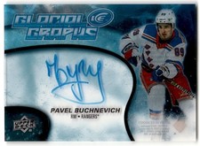 2018-19 Upper Deck Ice Glacial Graphs Pavel Buchnevich Auto #GG-PB New York