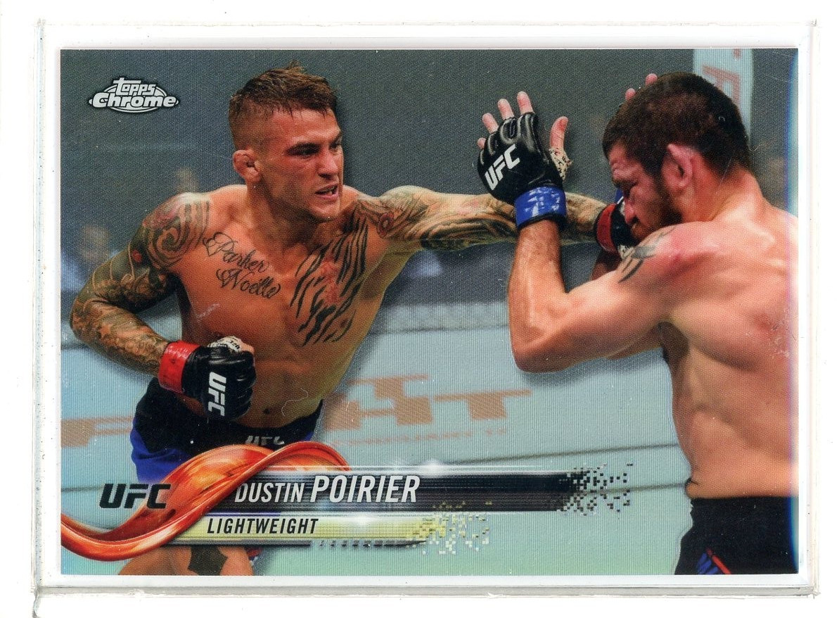 2018 Topps Chrome UFC Dustin Poirier Refractor (DG)