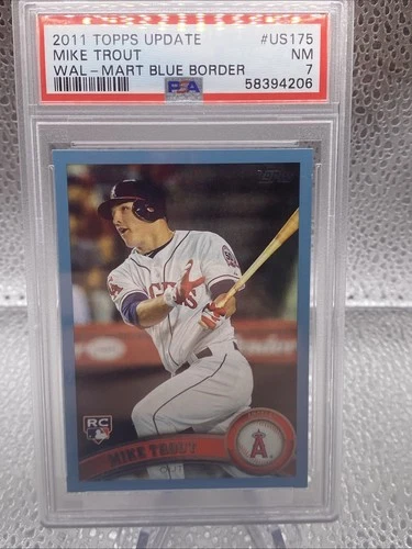 2011 Topps Update Series - Mike Trout #US175 Blue (RC) PSA 7
