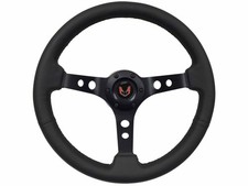 Pontiac Firebird Trans Am 14 Black Leather Steering Wheel Kit Gm 6-bolt Pontiac Firebird Trans Am 14 Black Leather Steering Wheel Kit Gm 6-bolt