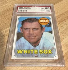 1969 Topps Baseball #636 Woodie Held White Sox PSA 8 - NM-MT - 0220