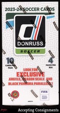2023-24 Donruss Soccer International Sealed Hobby Box - RC Rookie AUTO Kaboom ?