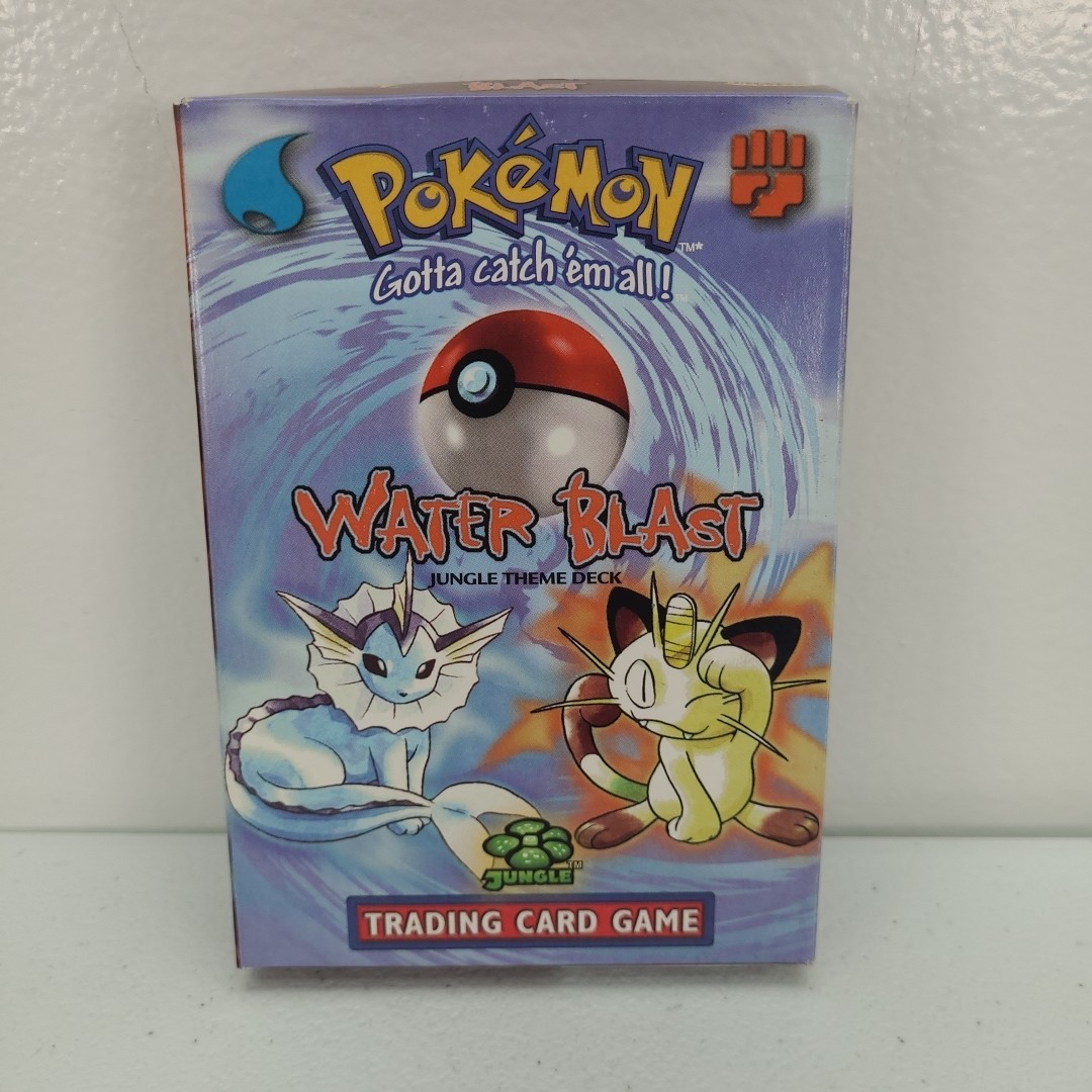 Pokemon Water Blast Jungle Theme Deck No Cards - Rulebook Damage