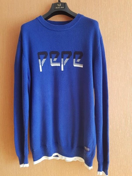 Men Pepe Jeans Sweater Navy Cotton 42 / XL / 50