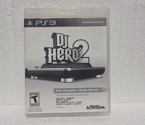 DJ Hero 2 (Sony PlayStation 3, 2010) Complete w/ Manual