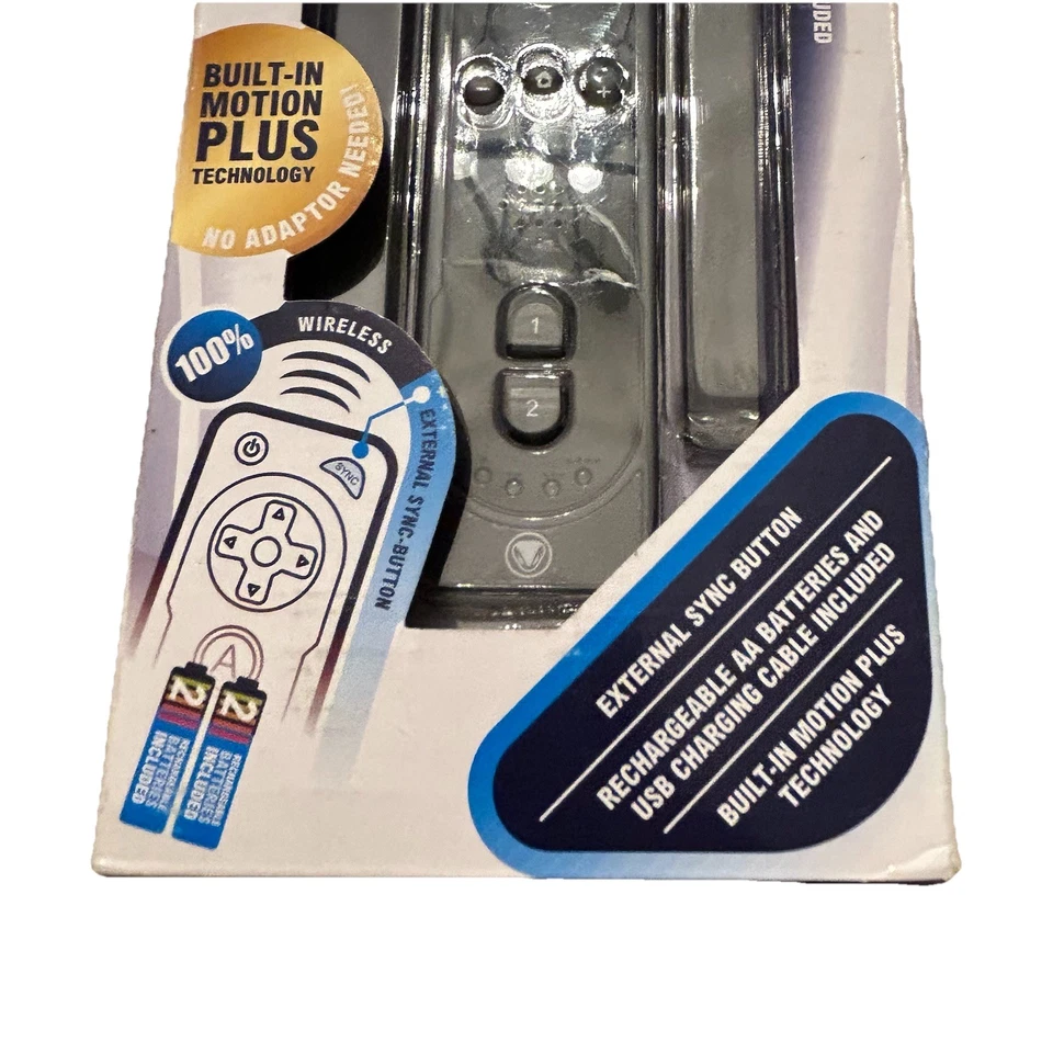 Nintendo Wii Snakebyte XL+ Aftermarket Controller Built In Motion Plus NIB New - Image 2 of 4