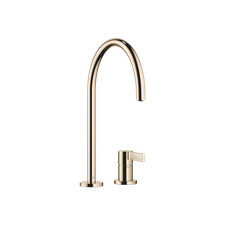 Dornbracht TARA ULTRA Two-hole mixer w. individual rosettes Champagne 32815875-4