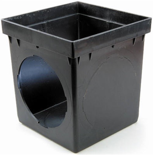 NDS 9.5 in. W X 10 in. D Square Catch Basin