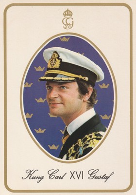***ORIGINAL POSTCARD***KÖNIG CARL XVI. GUSTAF-BERNADOTTE-ADEL-MONARCHIE-SCHWEDEN