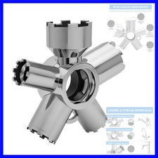 Upgraded Metal 10-in-1 Faucet Aerator Tool - Heavy-Duty Removal Key for M16.5...