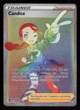 Candice 204/195 Rainbow Rare Silver Tempest Pokemon Holo Near Mint on eBay