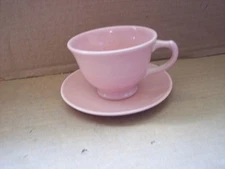 vintage Lu Ray pastels Tea Cup & 5 in Saucer USA made Taylor, Smith & Taylor