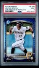 2025 Bowman - Chrome Prospects Konnor Griffin Blue Reptilian Ref /150 PSA MINT 9