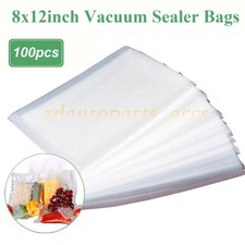8"x12" 100PCS Commercial Vacuum Sealer Bags Food Saver Storage Package