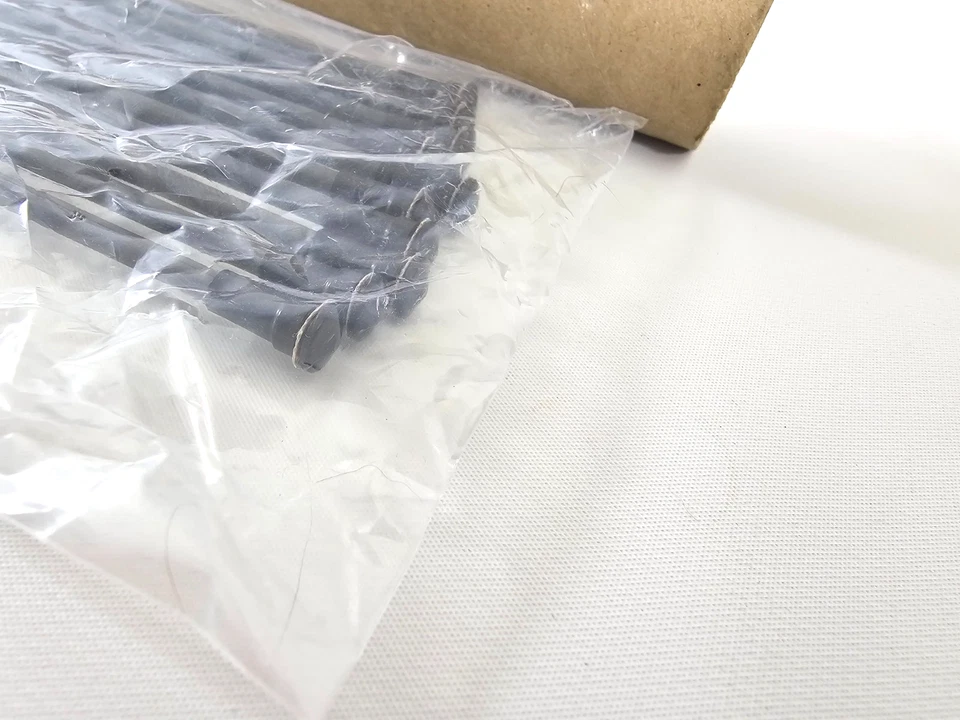 Bicicleta de bicicleta NOS Mavic Wheel Tracomp radios fibra de carbono R-Sys 283,7 mm negro rojo Foto 4 de 4