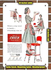 Metal Sign - 1957 Cosco Step Stool- 10x14 inches
