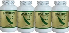 4 Bottles of Lecithin 1200mg 200 Softgels anti-oxidant , FRESH FREE US SHIPPING