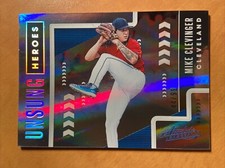 2020 Absolute Unsung Heroes Spectrum Silver #1 Mike Clevinger/99 - Cleveland