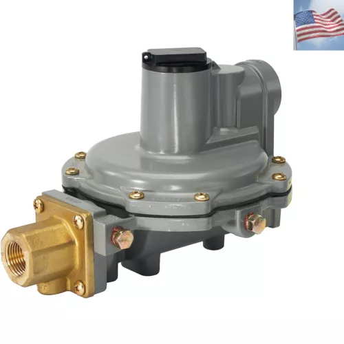 Integral 2-Stage Regulator, 9-13" W.C Spring, POL" x 3/4" NPT