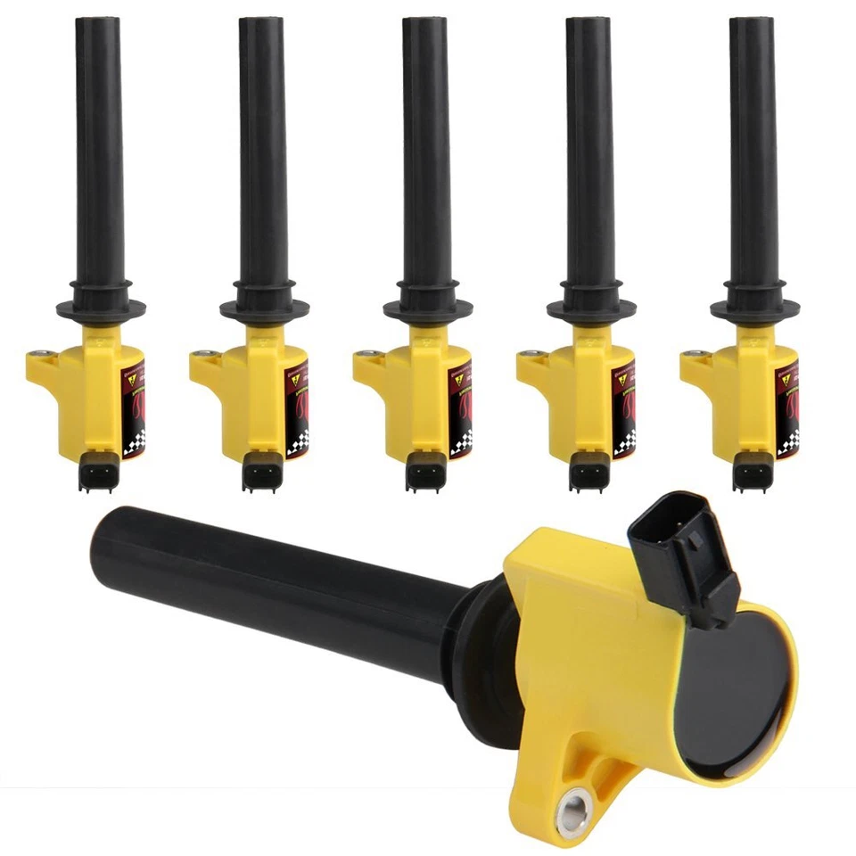 Paquete de 6 bobinas de encendido DG500 para Ford Taurus 3,0 L V6 Mercury 2003-2008 Foto 3 de 4
