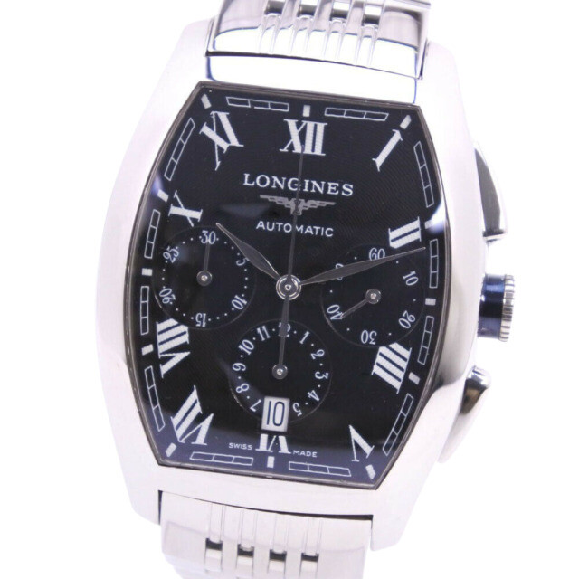 Longines Evidenza Men's Black Watch - L2.643.4 for sale online | eBay