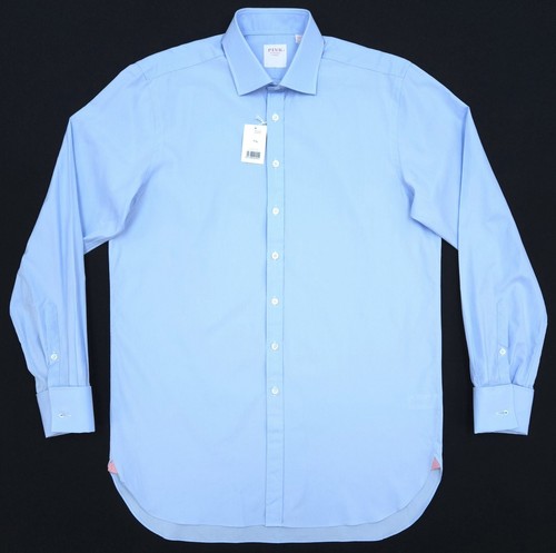 Thomas Pink Mens 15.5 39 Long Classic Fit Dress Shirt French Cuff Light Blue NWT - Picture 2 of 10