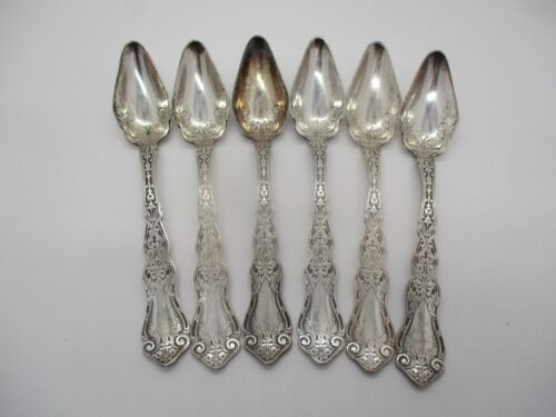 Set Of 6 Alhambra Grapefruit/ Fruit Spoons 1907 Pattern By ⚓️Rogers ⚓️AA