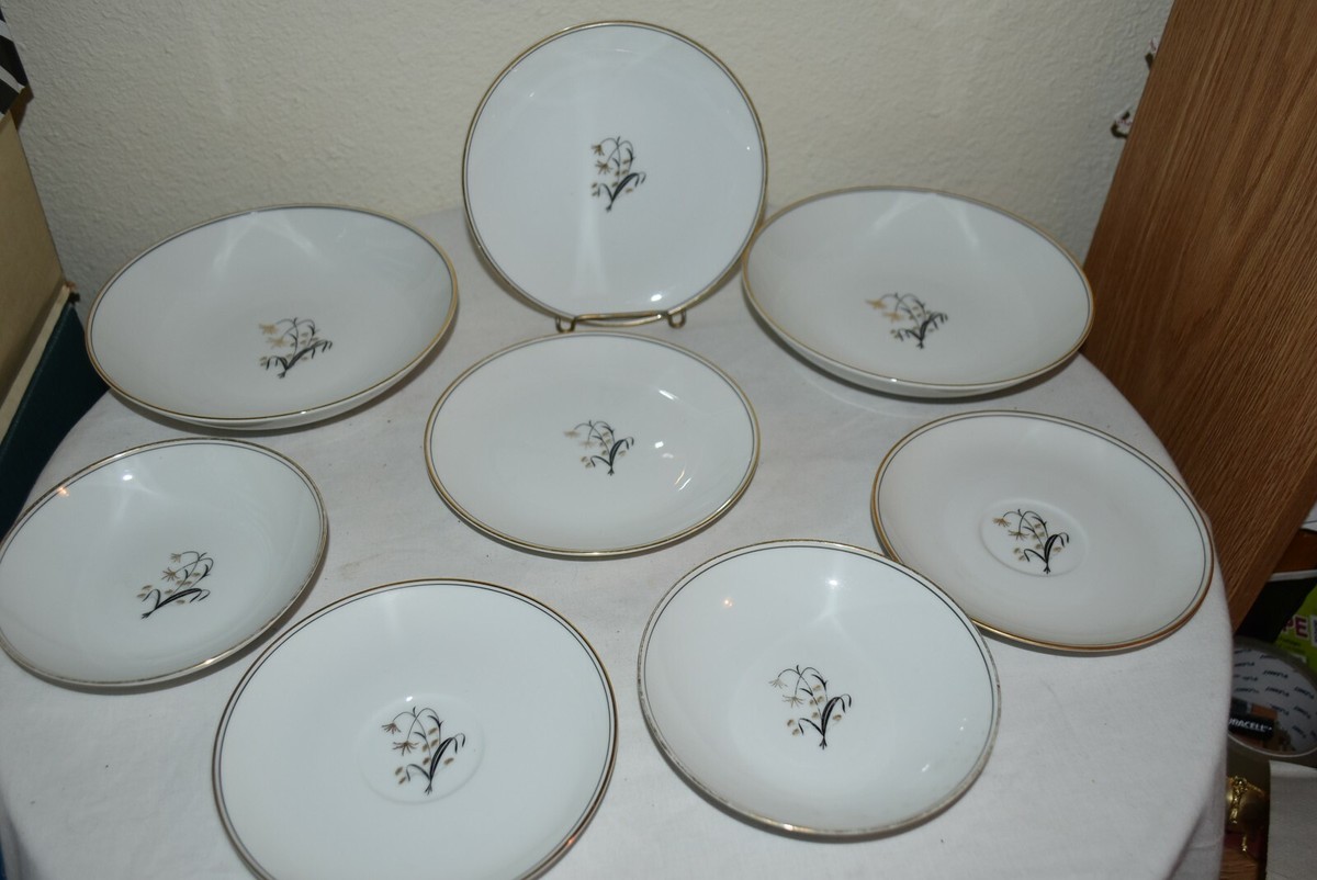 ノリタケチューリン　1953年頃 8 - NORITAKE CHINA Japan #5522 Diana Bowls Saucers Bread plates ++