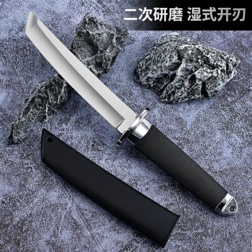 Tanto Point Messer Mini Katana Feststehende Klinge Jagd Survival Camp Edelstahl - Bild 16 von 24