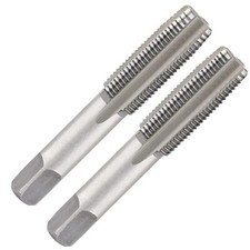 2pcs M10x1.0 Tap M10 Metric Thread Tap Right Hand Thread Tapping Tool HSS Thr...