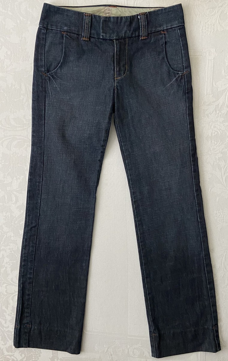 Gap No Pocket Straight Leg Blue Denim Jean Women Size Waist 30