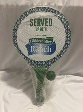 Hidden Valley Ranch Wooden Paddle Ball Set 2 Rackets And Ball