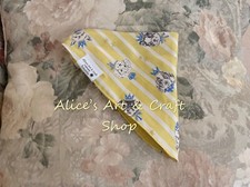 Infant Cream Doggy Baby Bibs Scarf Feed Saliva Towel Dribble Triangle