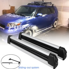 For Scion Xb Xa 31.7 Ski Snowboard Racks Roof Top Carrier With Sliding Rail