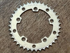 Silver Aluminum PRO NECK 39T CHAINRING Old School BMX Sprocket USA Made Tuf Mid