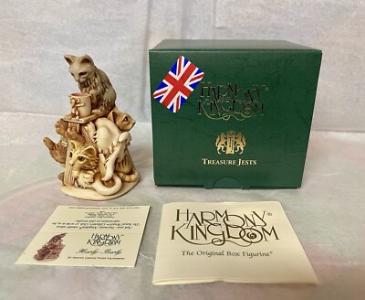 Harmony Kingdom Treasure Jests  Hurly Burly  Cats 