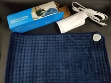 XL Heating Pad 12"X23.5" Moist Or Dry Heat Therapy Machine Washable Micro-Plush