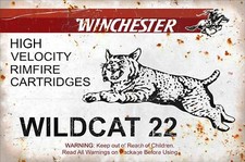 WINCHESTER WILDCAT 22 RIFLE SHELLS 24 HEAVY D...