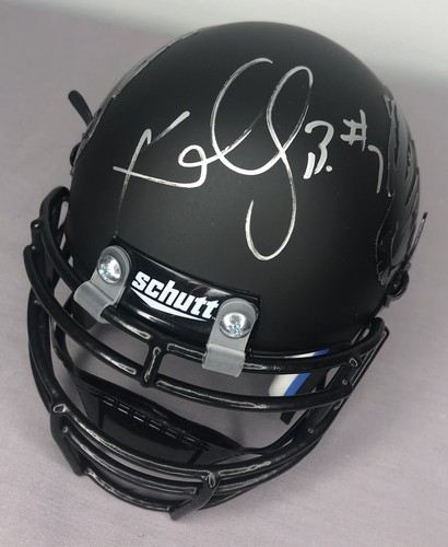 Mini casco de fútbol americano firmado por los Tigres de Missouri Kelly Bryant con certificado de autenticidad de la JSA ~ SEC 2019 - Imagen 4 de 8