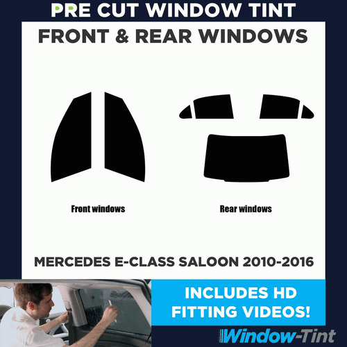 For Mercedes E-Class 4-door Saloon 2010-16 Full Pre Cut Window Tint Kit Film - Picture 2 of 10