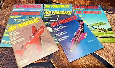 Vintage 1968 Air Progress Magazines Lot of 8