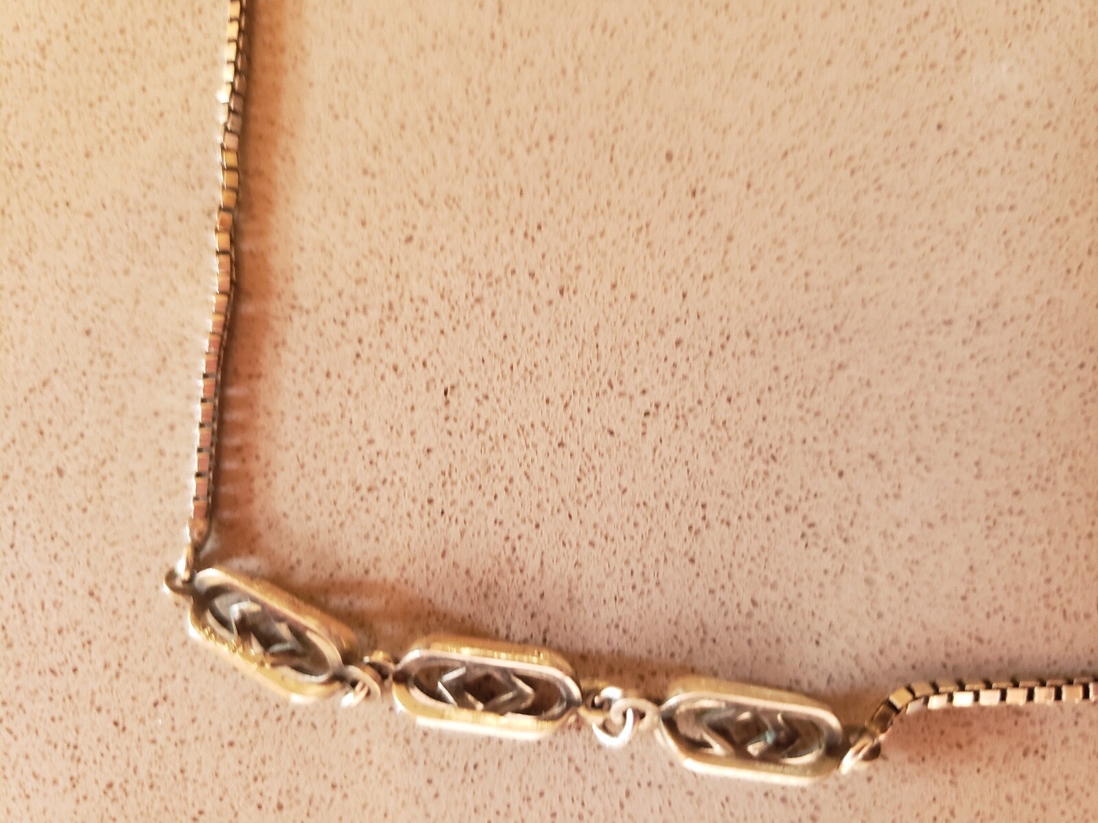 Vintage Modernist Solid Silver Chain - image 7